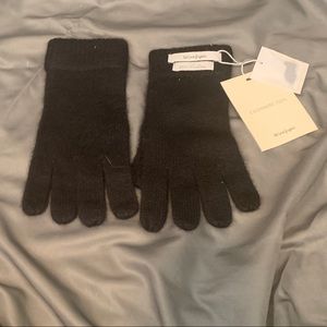 Black Cashmere Gloves